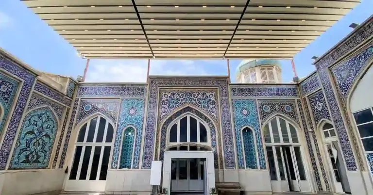 سقف متحرک پارچه ای مسجد زعیم - منیریه