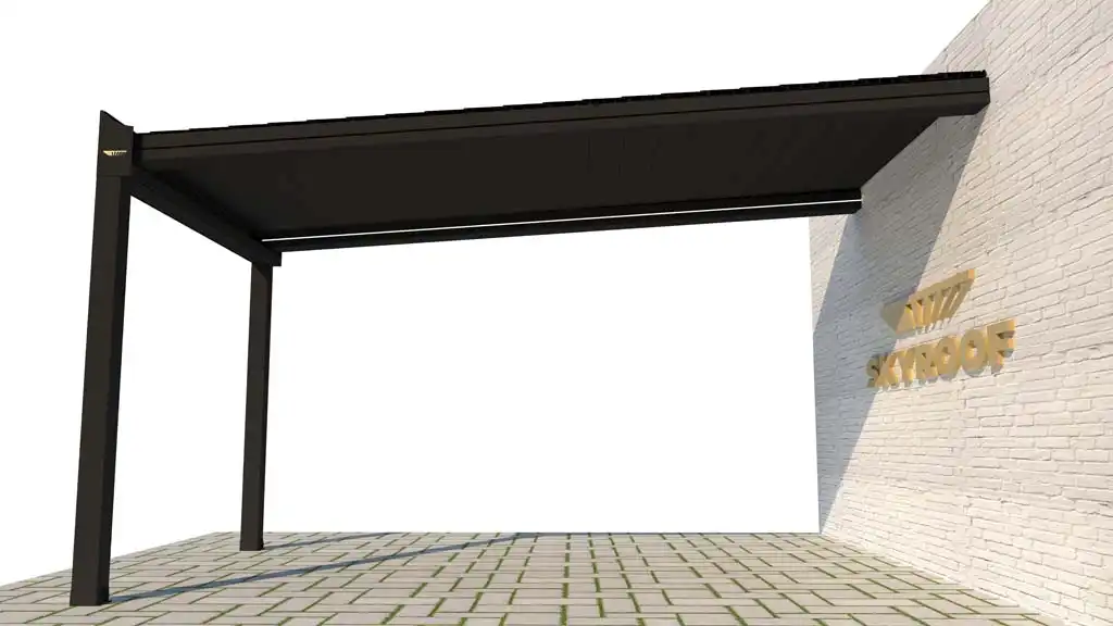مدل سقف متحرک آلومینیومی شیب دار - اسکای روف