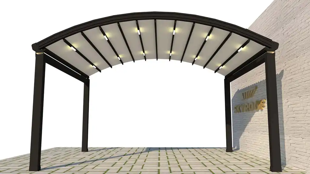 مدل سقف متحرک پارچه ای کرو کامل - اسکای روف